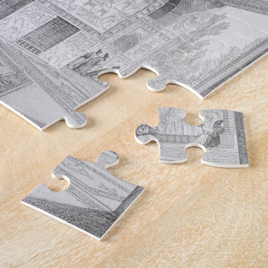 Pavilion of the Eight Paradises, uit Isfahan Legpuzzel (Zijkant)