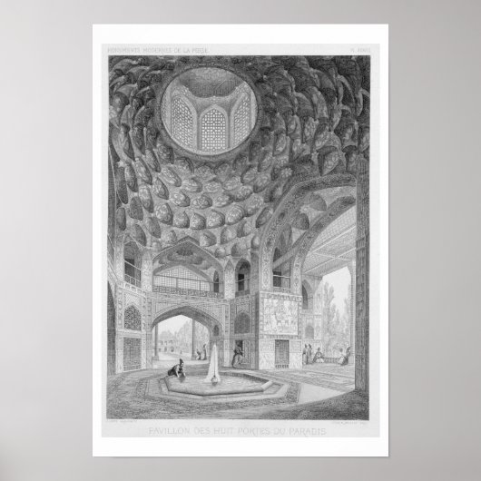 Pavilion of the Eight Paradises, uit Isfahan Poster (Voorkant)