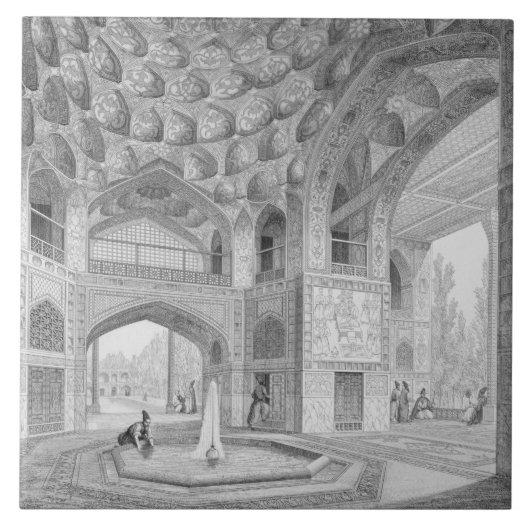 Pavilion of the Eight Paradises, uit Isfahan Tegeltje (Voorkant)
