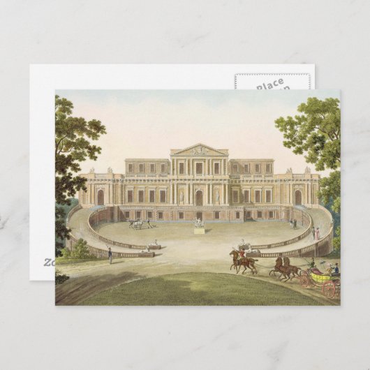 Pavilion van Haarlem, uit 'Choix des Monuments', E Briefkaart (Voorkant / Achterkant)