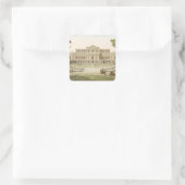 Pavilion van Haarlem, uit 'Choix des Monuments', E Vierkante Sticker (Tas)