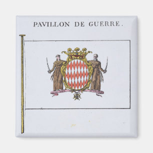 Pavillon de Guerre, detail van de vlaggen uit Mona Magneet