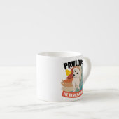 Pavlov Ring a Bell - Pavlov's hond Espresso Kop (Voorkant rechts)