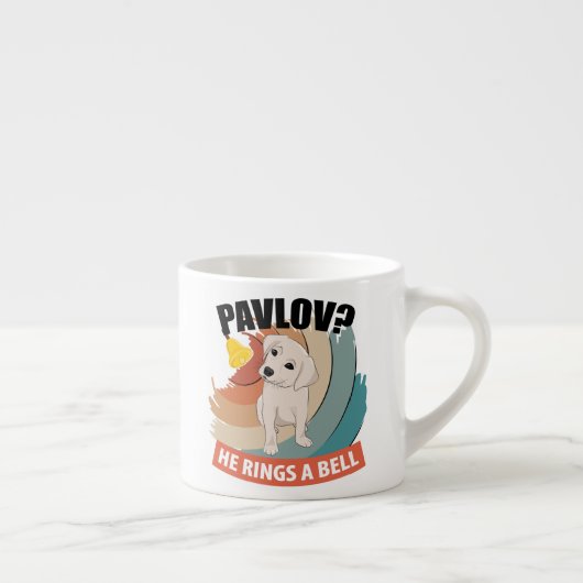 Pavlov Ring a Bell - Pavlov's hond Espresso Kop (Rechts)