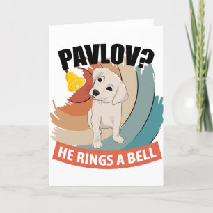 Pavlov Ring a Bell - Pavlov's hond Feestdagen Kaart