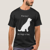 Pavlov S Cat Psychology Pavlov Cat Dog hij Rings A T-shirt (Voorkant)