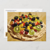 Pavlova geoogst met kleurrijk fruit briefkaart (Voorkant / Achterkant)