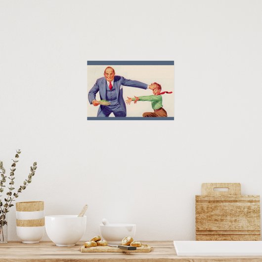 Pavlov's bezielde spinazie poster (Keuken)