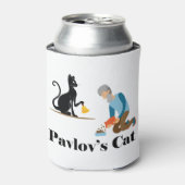 Pavlov's Cat Funny Psychologie Blikjeskoeler (Blikje Voorkant)