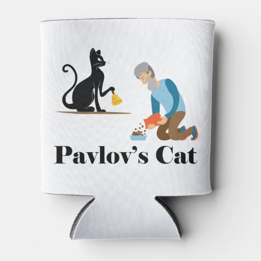 Pavlov's Cat Funny Psychologie Blikjeskoeler (Voorkant)