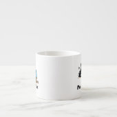 Pavlov's Cat Funny Psychologie Espresso Kop (Voorkant)