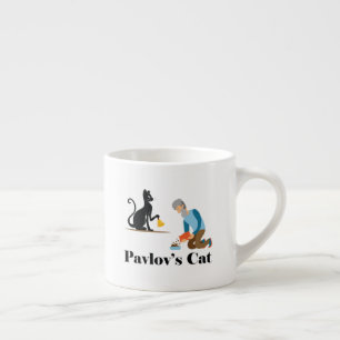 Pavlov's Cat Funny Psychologie Espresso Kop