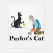 Pavlov's Cat Funny Psychologie Fleece Deken (Voorkant)