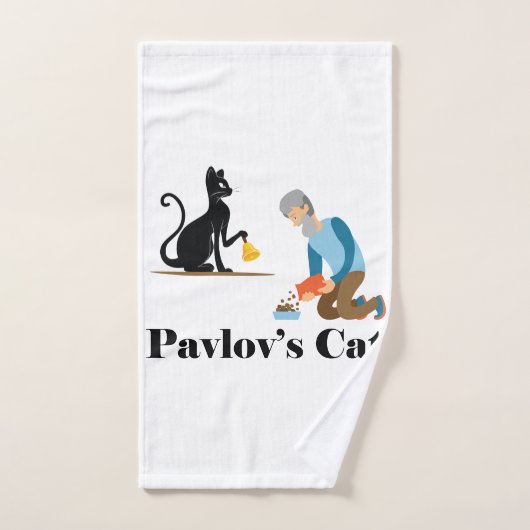 Pavlov's Cat Funny Psychologie Handdoek (Handdoek)