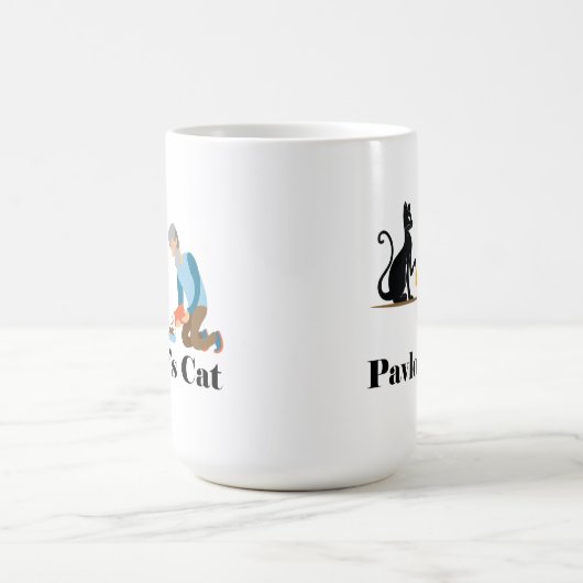 Pavlov's Cat Funny Psychologie Koffiemok (Center)