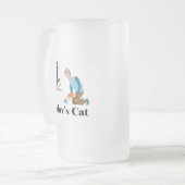 Pavlov's Cat Funny Psychologie Matglas Bierpul (Voorkant links)