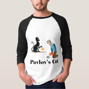 Pavlov's Cat Funny Psychologie T-shirt