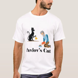 Pavlov's Cat Funny Psychologie T-shirt