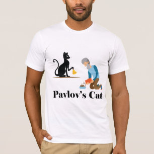Pavlov's Cat Funny Psychologie T-shirt