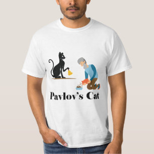 Pavlov's Cat Funny Psychologie T-shirt