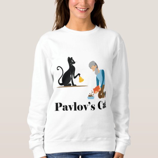 Pavlov's Cat Funny Psychologie Trui (Voorkant)