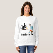 Pavlov's Cat Funny Psychologie Trui (Voorkant volledig)