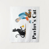 Pavlov's Cat Funny Psychologie Wandkleed (Voorkant)