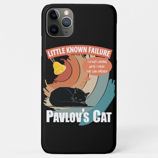 Pavlov's Cat - Funny Psychology Case-Mate iPhone Case (Achterkant)