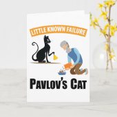 Pavlov's Cat - Funny Psychology Kaart (Gele Bloem)