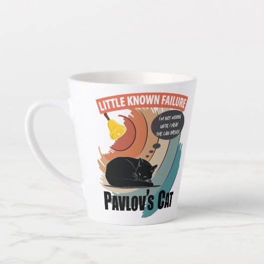 Pavlov's Cat - Funny Psychology Latte Mok (Links)