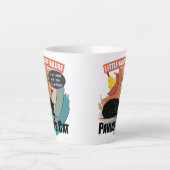 Pavlov's Cat - Funny Psychology Latte Mok (Voorkant)