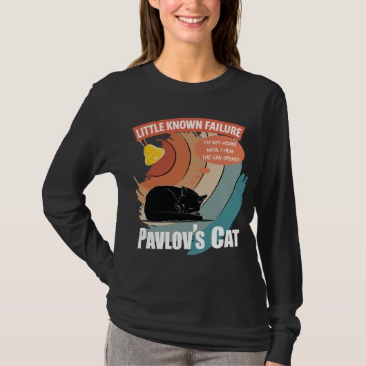 Pavlov's Cat - Funny Psychology T-shirt (Voorkant)