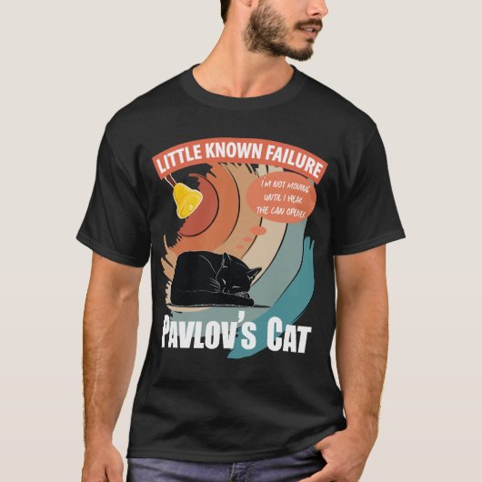 Pavlov's Cat - Funny Psychology T-shirt (Voorkant)