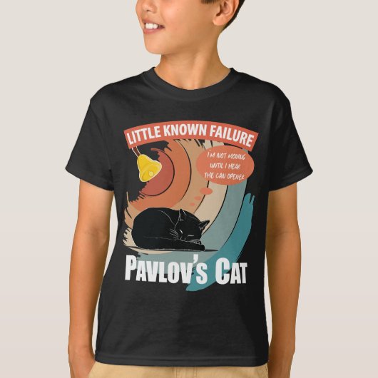 Pavlov's Cat - Funny Psychology T-shirt (Voorkant)
