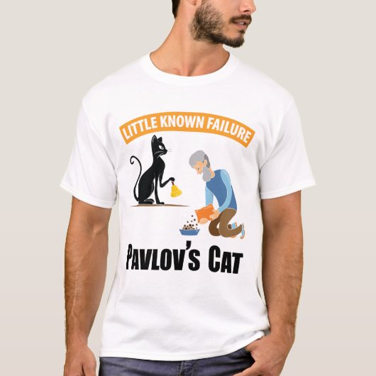 Pavlov's Cat - Funny Psychology T-shirt (Voorkant)