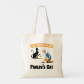Pavlov's Cat - Funny Psychology Tote Bag (Achterkant)
