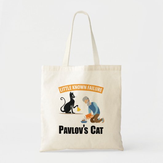 Pavlov's Cat - Funny Psychology Tote Bag (Voorkant)