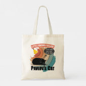 Pavlov's Cat - Funny Psychology Tote Bag (Achterkant)