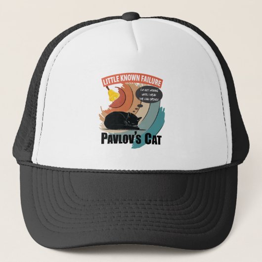Pavlov's Cat - Funny Psychology Trucker Pet (Voorkant)