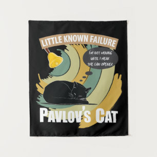 Pavlov's Cat - Funny Psychology Wandkleed