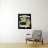 Pavlov's Cat - Funny Psychology Wandkleed (In situ)