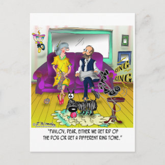 Pavlov's ringtoon briefkaart