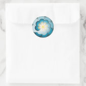 Pavo echte verde. Sticker (Tas)