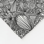 Pavo Pontem Abstract Fleece Deken (Hoek)