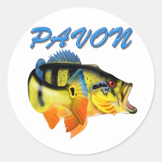 PAVON2 RONDE STICKER (Voorkant)