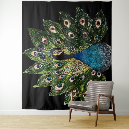 Pavone Wandkleed (In situ)