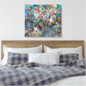 Pavonia | Francis Picabia | Canvas Afdruk (Insitu (Slaapkamer))