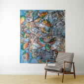 Pavonia | Francis Picabia | Wandkleed (In situ)