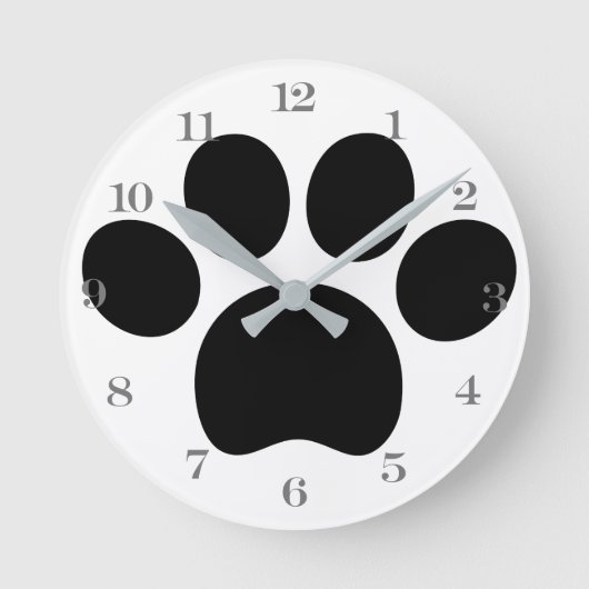 Paw Acrylwandklok Ronde Klok (Voorkant)