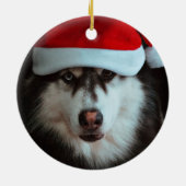 Paw-afdrukken voor altijd in onze hartfoto keramisch ornament (Achterkant)